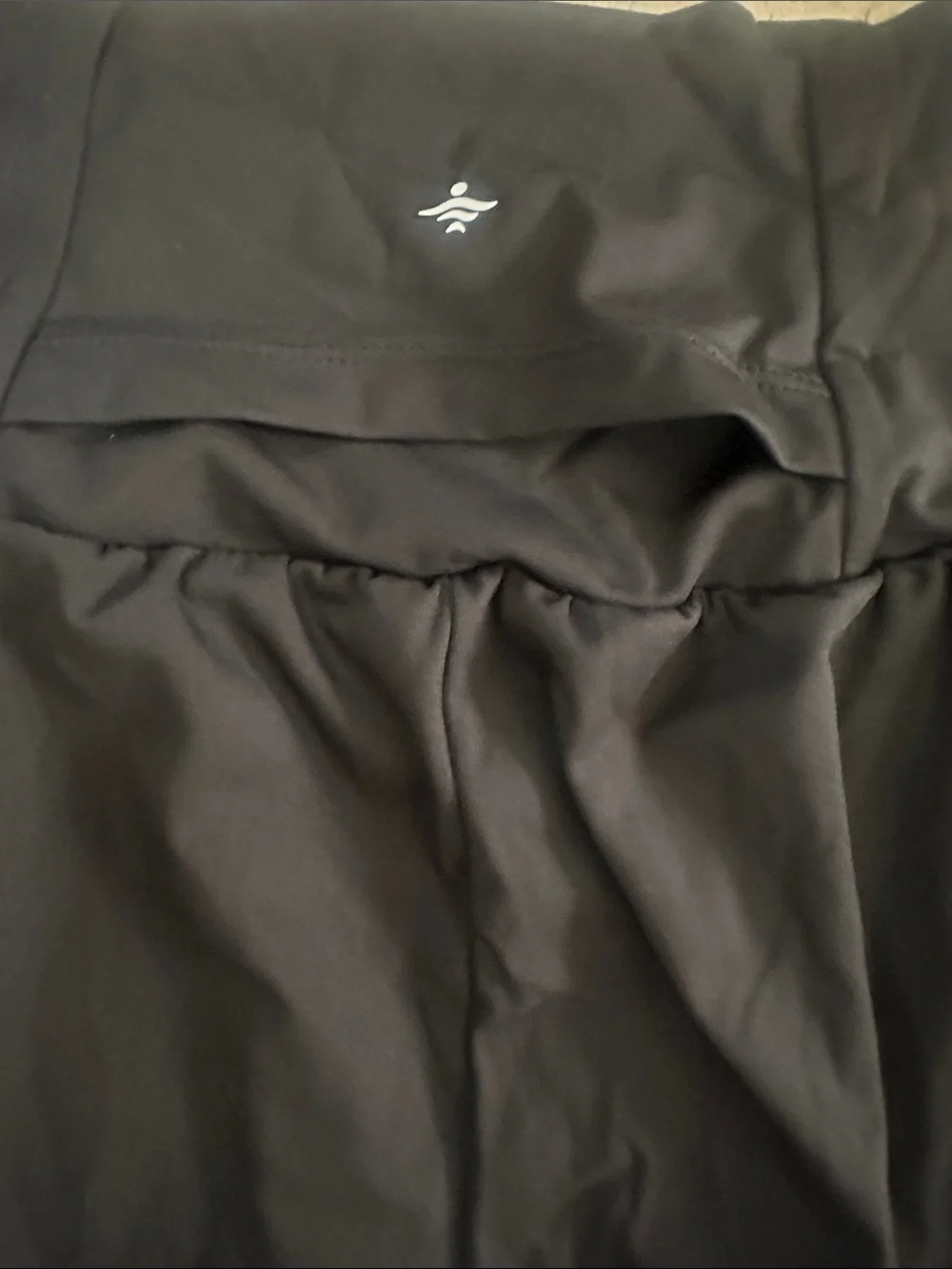 Halara Softly Zero Airy Super High-Waist Black Yoga Shorts 9" Inseam Size M - Picture 3 of 6